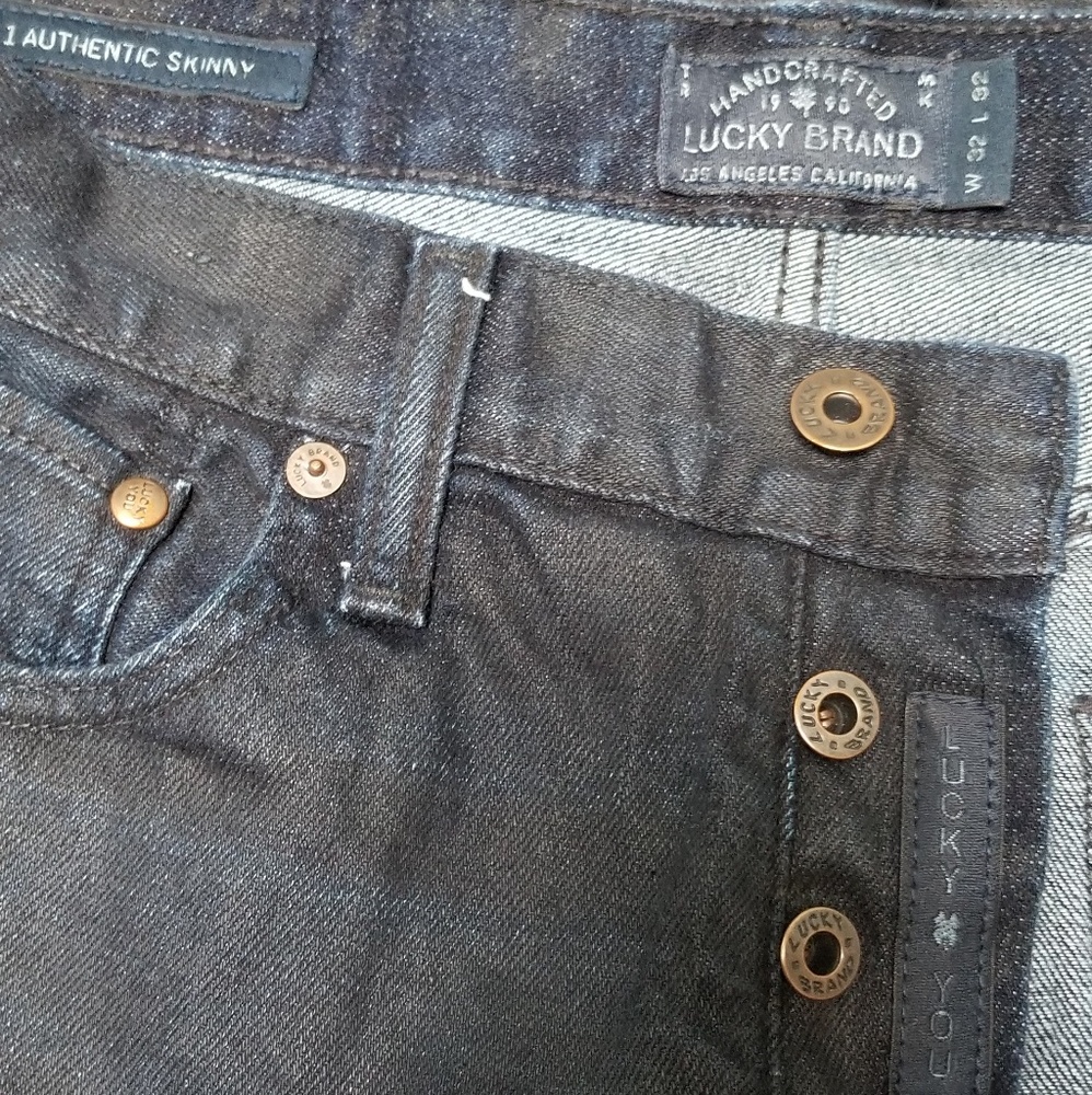 Mens Lucky Brand Authentic Skinny Jeans Sz. 32/32